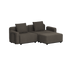 Cobana Lounge Sofa - 2 seater | Cobana Lounge Sofa - 2 seater - Kirra Noir Mit Armlehnen Mit Hocker | SACKit