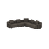 Cobana Lounge Sofa - 5 seater corner sofa | Cobana Lounge Sofa - 5 seater corner sofa - Kirra Noir Mit Armlehnen | SACKit