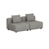 Cobana Lounge Sofa - 2 seater | Cobana Lounge Sofa - 2 seater - Kirra Grey Ohne Armlehnen Ohne Hocker | SACKit