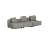 Cobana Lounge Sofa - 3 seater | Cobana Lounge Sofa - 3 seater - Kirra Grey Ohne Armlehnen Ohne Hocker | SACKit