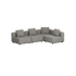 Cobana Lounge Sofa - 4 seater corner sofa | Cobana Lounge Sofa - 4 seater corner sofa - Kirra Grey Ohne Armlehnen | SACKit
