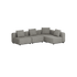 Cobana Lounge Sofa - 4 seater corner sofa | Cobana Lounge Sofa - 4 seater corner sofa - Kirra Grey Ohne Armlehnen | SACKit