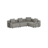 Cobana Lounge Sofa - 4 seater corner sofa | Cobana Lounge Sofa - 4 seater corner sofa - Kirra Grey Mit Armlehnen | SACKit