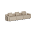 Cobana Lounge Sofa - 3 seater | Cobana Lounge Sofa - 3 seater - Boucle Beige Mit Armlehnen Ohne Hocker | SACKit