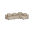 Cobana Lounge Sofa - 4 seater corner sofa | Cobana Lounge Sofa - 4 seater corner sofa - Boucle Beige Ohne Armlehnen | SACKit