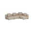 Cobana Lounge Sofa - 4 seater corner sofa | Cobana Lounge Sofa - 4 seater corner sofa - Boucle Beige Ohne Armlehnen | SACKit