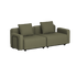 Cobana Lounge Sofa - 2 seater | Cobana Lounge Sofa - 2 seater - Kirra Olive Mit Armlehnen Ohne Hocker | SACKit
