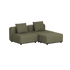 Cobana Lounge Sofa - 2 seater | Cobana Lounge Sofa - 2 seater - Kirra Olive Ohne Armlehnen Mit Hocker | SACKit
