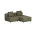 Cobana Lounge Sofa - 2 seater | Cobana Lounge Sofa - 2 seater - Kirra Olive Ohne Armlehnen Mit Hocker | SACKit