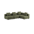 Cobana Lounge Sofa - 4 seater corner sofa | Cobana Lounge Sofa - 4 seater corner sofa - Kirra Olive Ohne Armlehnen | SACKit