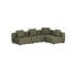 Cobana Lounge Sofa - 4 seater corner sofa | Cobana Lounge Sofa - 4 seater corner sofa - Kirra Olive Ohne Armlehnen | SACKit