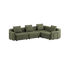Cobana Lounge Sofa - 4 seater corner sofa | Cobana Lounge Sofa - 4 seater corner sofa - Kirra Olive Mit Armlehnen | SACKit