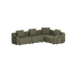Cobana Lounge Sofa - 4 seater corner sofa | Cobana Lounge Sofa - 4 seater corner sofa - Kirra Olive Mit Armlehnen | SACKit