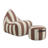 SACKit Chair & Pouf Outdoor | SACKit Chair & Pouf Outdoor - Renesse Chestnut | SACKit
