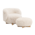 Favn Lounge Chair & Pouf – Produktbild