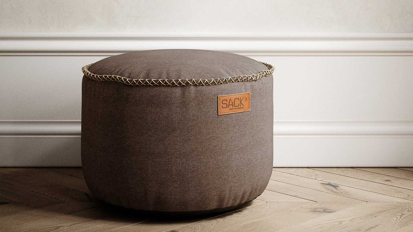Canvas Pouf - Hocker für den Innenbereich