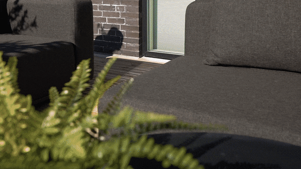 Cobana Lounge Sofa - 3 seater w/ Patio Storage Table - 4 Personen Loungesofa für den Außenbereich