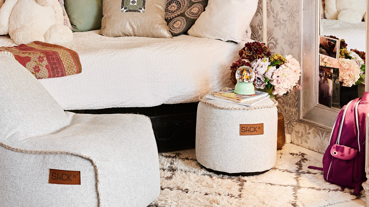 Cobana Junior Pouf - Indoor/outdoor hocker für kinder