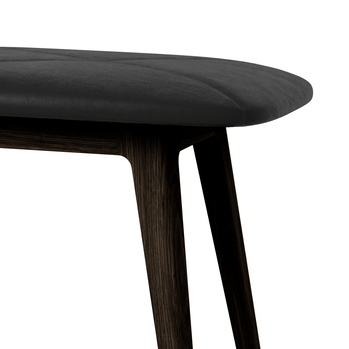  | Nordic Bench - Dark Stained Oak - Terra Black | SACKit