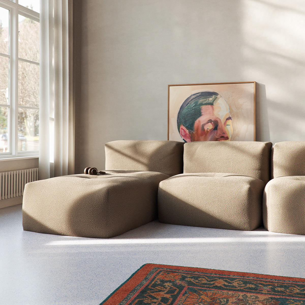 Soft Sofa Indoor - Corner - Ein modulares Sofa mit weichem Komfort