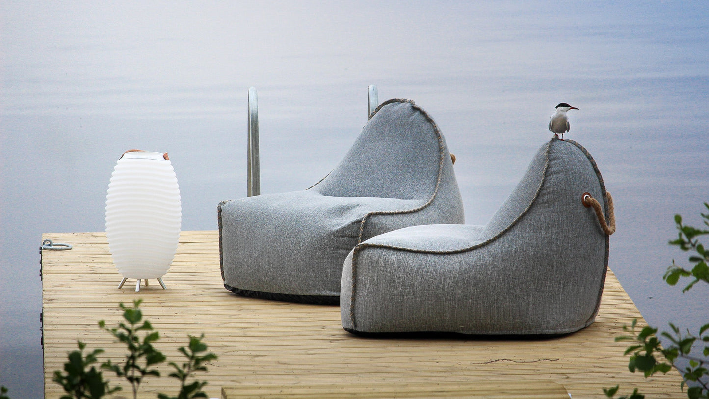 Cobana Lounge Chair & Pouf - Der Sitzsack für drinnen und drauβen mit Hocker