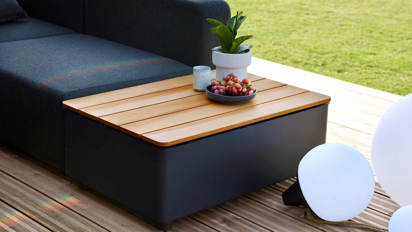 Patio Storage Table - Lounge-Modul – Outdoor Tisch mit Aufbewahrung