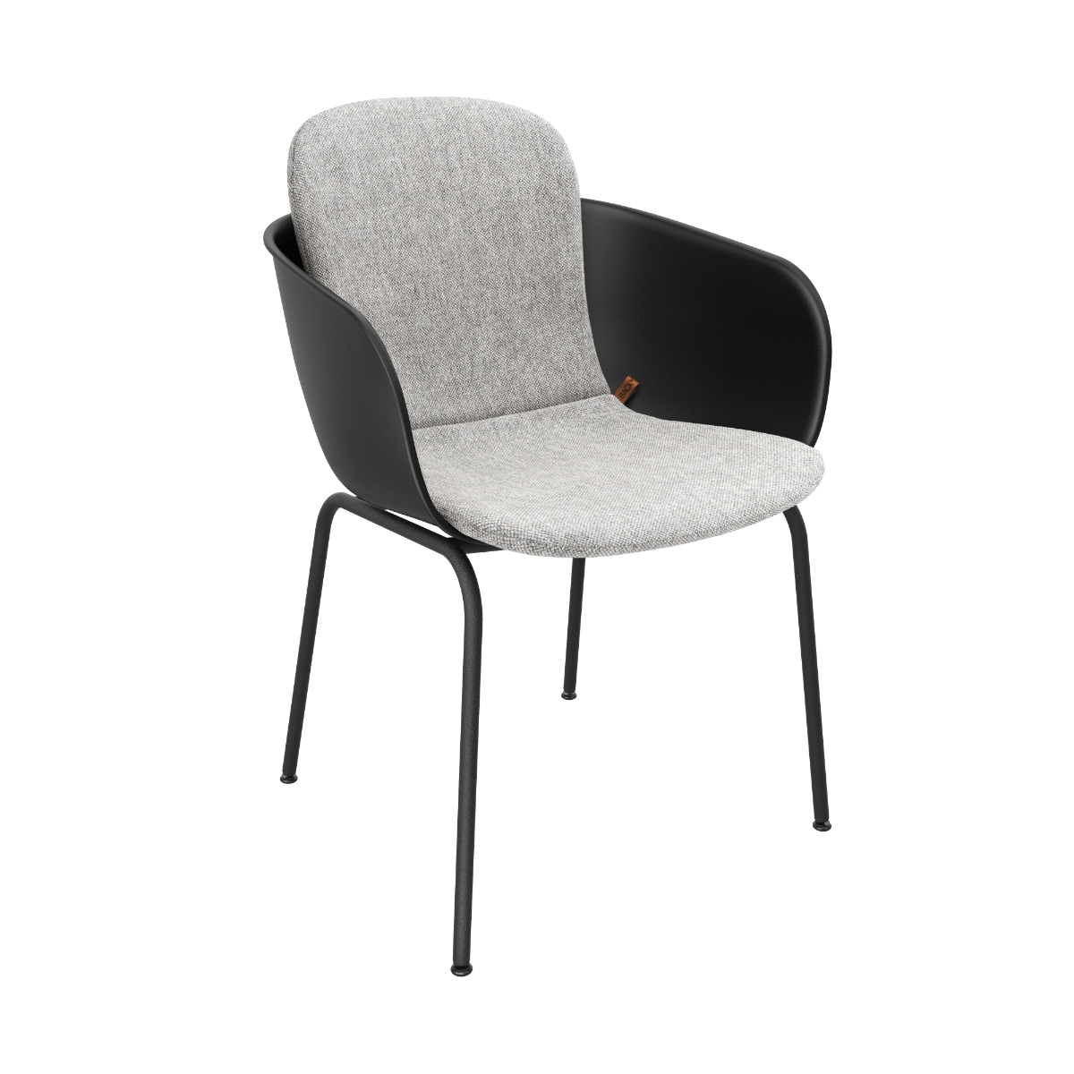 variant_8603044% | Patio Chair no. One S2 [Contract] - Black Cobana Sand Melange | SACKit