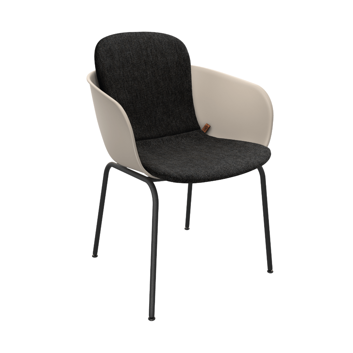 variant_8603045% | Patio Chair no. One S2 [Contract] - Taupe Cobana Black | SACKit