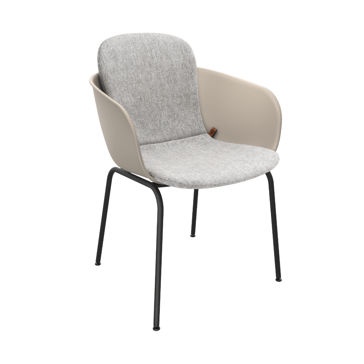 variant_8603048% | Patio Chair no. One S2 [Contract] - Taupe Cobana Sand Melange | SACKit