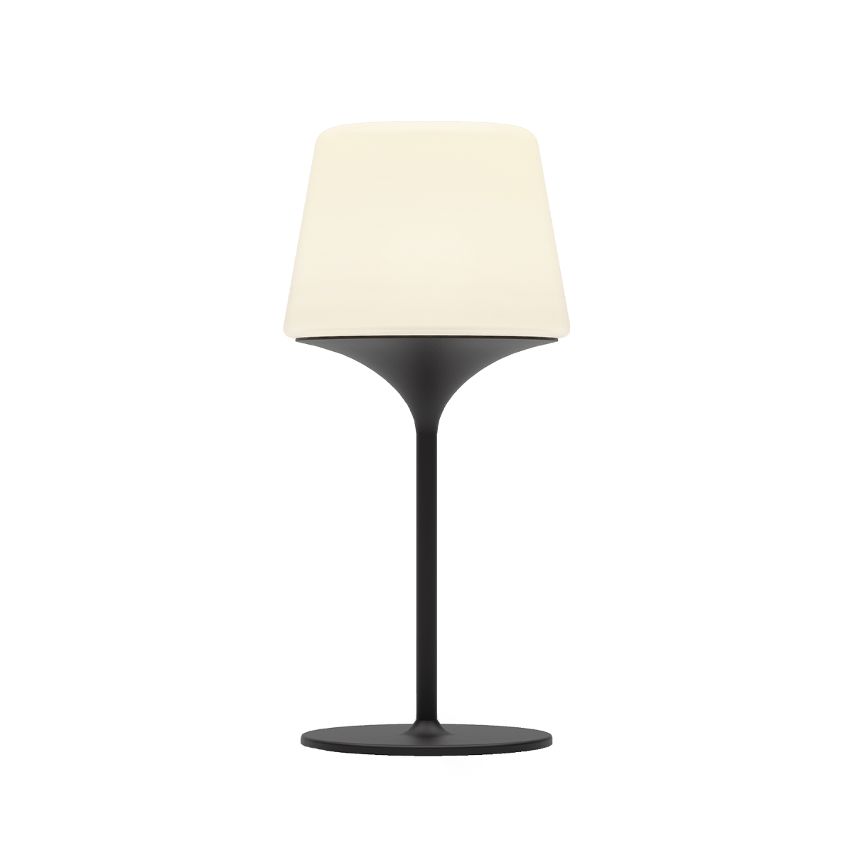 Ambience Lamp Intelligent+ mit Aalborg Edelstahlbasis und frostsicherem Opalglas, akkubetrieben, 35 cm hoch | Ambience - Lamp Intelligent+ & Aalborg base - | SACKit