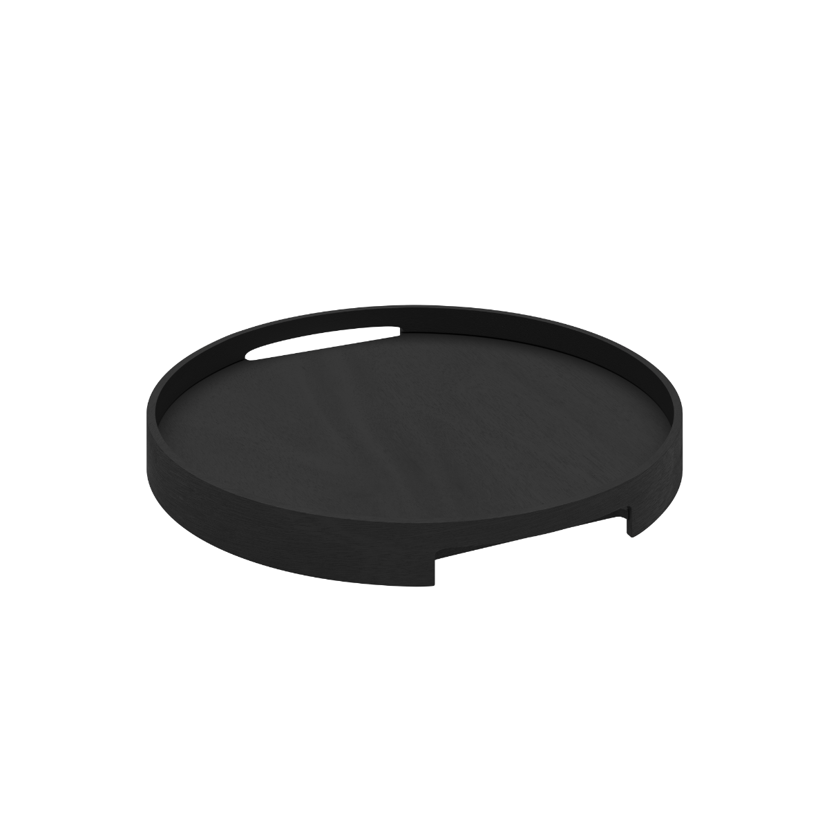  | Serving Table w/ Nordic Serving Tray - Black Stained Oak | SACKit