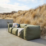 Soft Sofa Outdoor 3 - Sitzer in Kirra Olive, weiches, formstabiles Outdoor - Sofa ohne Gestell. | Soft Sofa Outdoor - 3 Seater - Kirra Sand | SACKit