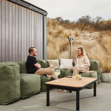 Soft Sofa Outdoor 4 - Sitzer Ecksofa in Kirra Olive, wetterfestes, weiches Outdoor - Sofa ohne Gestell | Soft Sofa Outdoor - 4 Seater Corner Sofa - Kirra Sand | SACKit