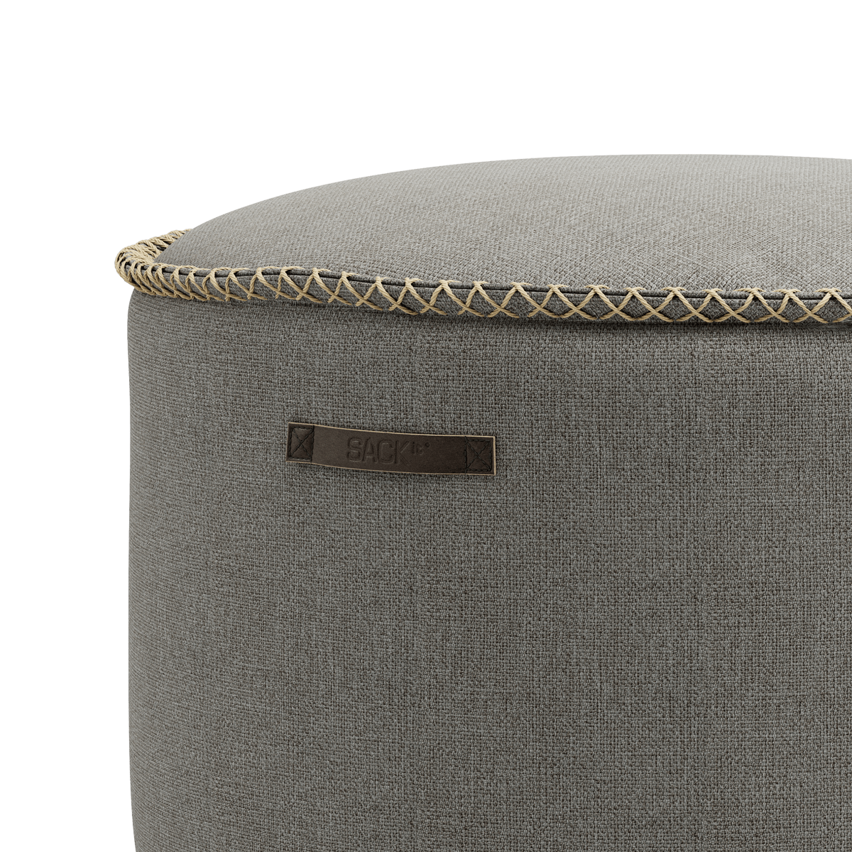  | Medley Pouf - Medley Grey | SACKit