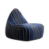 Mehrfarbiger Lounge Chair Paul Smith Limited Edition mit linearem Design und passendem Hocker aus Baumwolle | Lounge Chair Paul Smith - Limited Edition - | SACKit