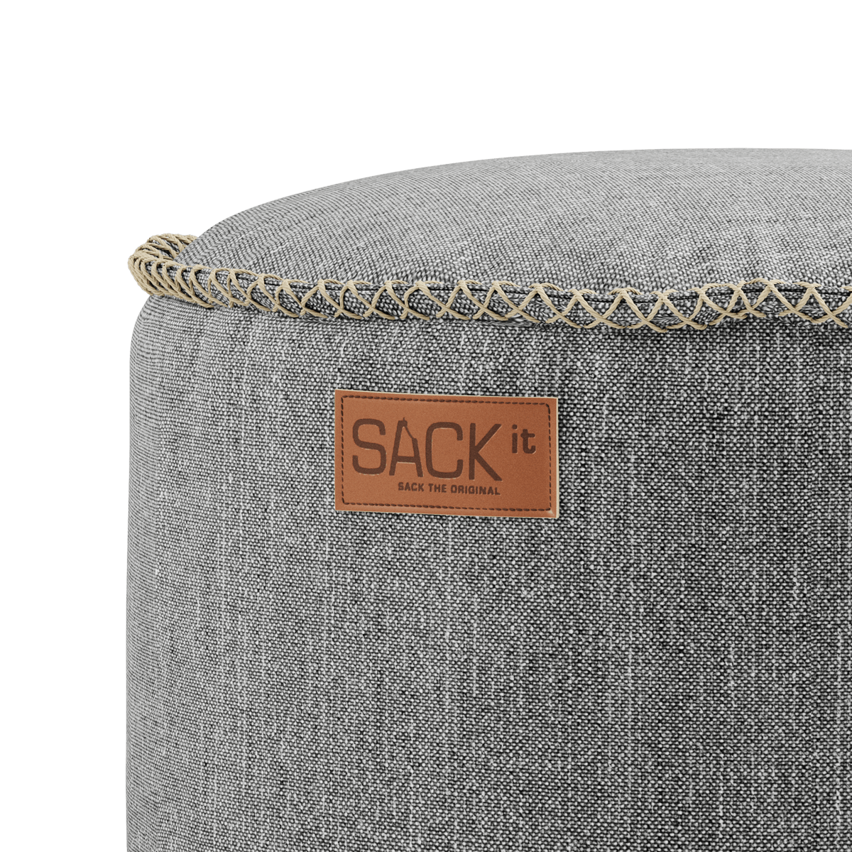 Cobana Pouf - Light Grey