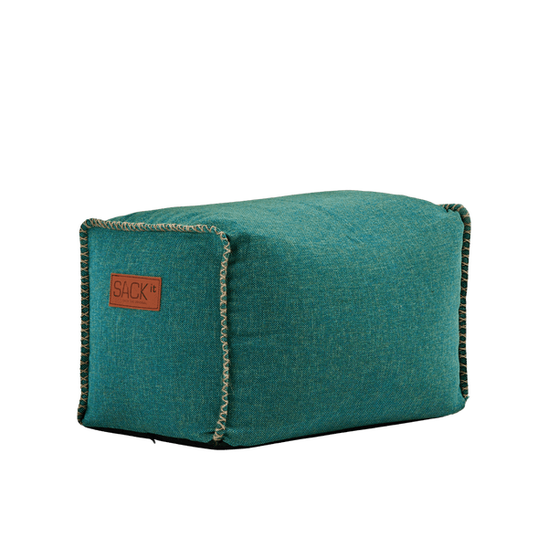 variant_SACKit - 8575004% | Cobana Square Pouf [Contract] - Cobana Petrol Melange | SACKit