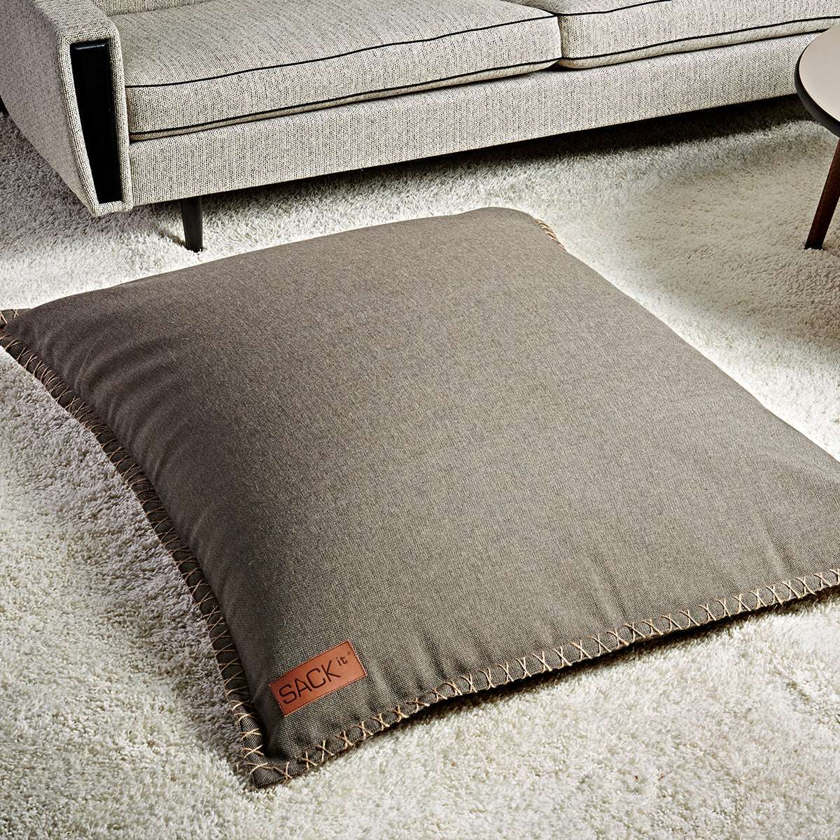 Cobana Beanbag in Cobana Grey, großer Sitzsack mit weicher Form, geeignet für drinnen und draußen | Cobana Beanbag - Cobana Rose | SACKit