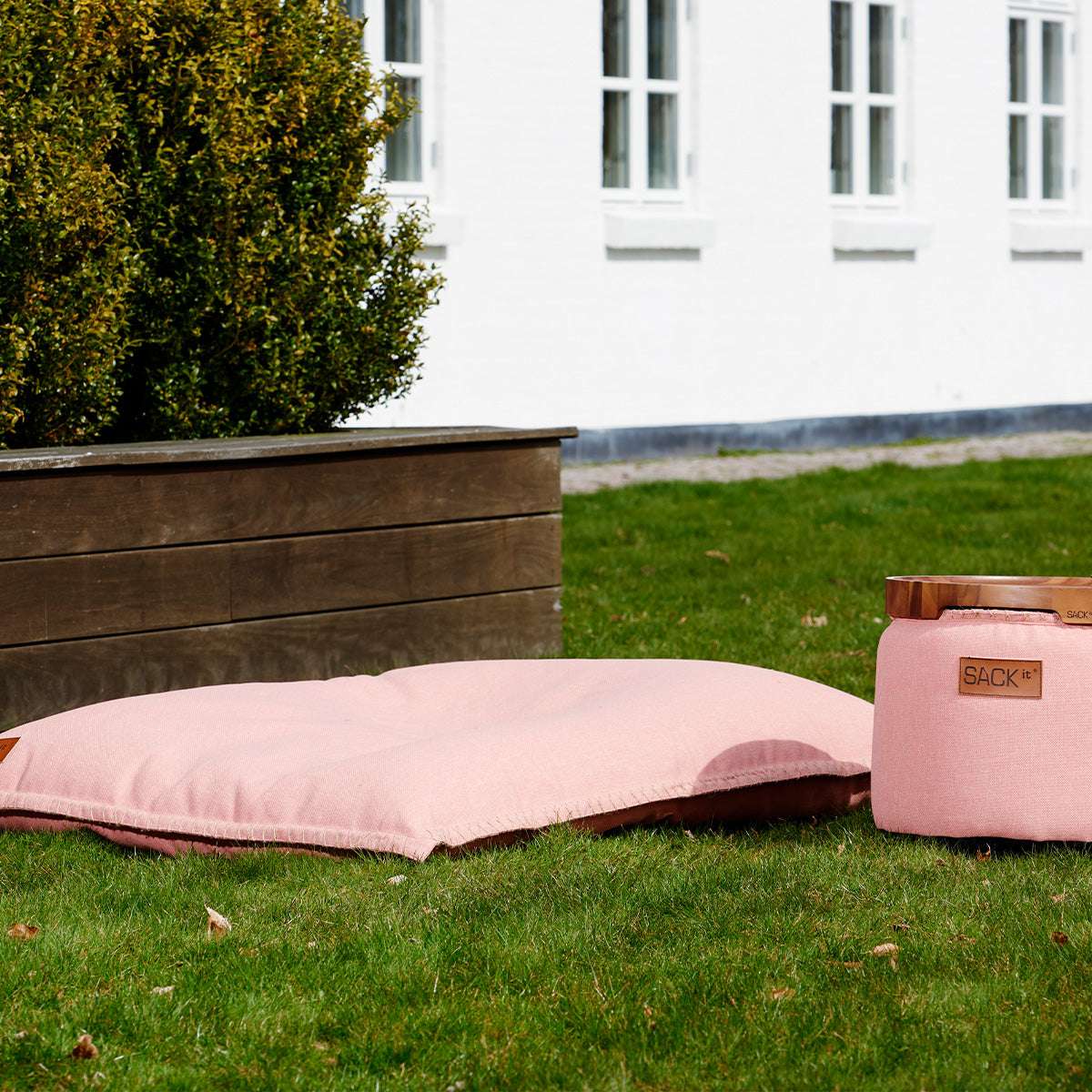 Cobana Beanbag Sitzsack in Cobana Grey aus wasserabweisendem Material, geeignet für drinnen und draußen. | Cobana Beanbag - Cobana Rose | SACKit