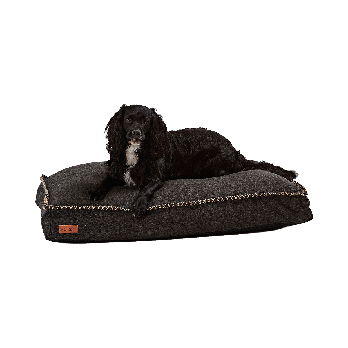 variant_8579006% | Dog bed - Cobana Black Large | SACKit