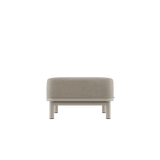 Kirra Lounge Sofa Pouf in sandfarbenem Olefin - Gewebe mit pulverbeschichtetem Aluminiumrahmen, Outdoor geeignet | Kirra Lounge Sofa - Pouf - Kirra Sand | SACKit