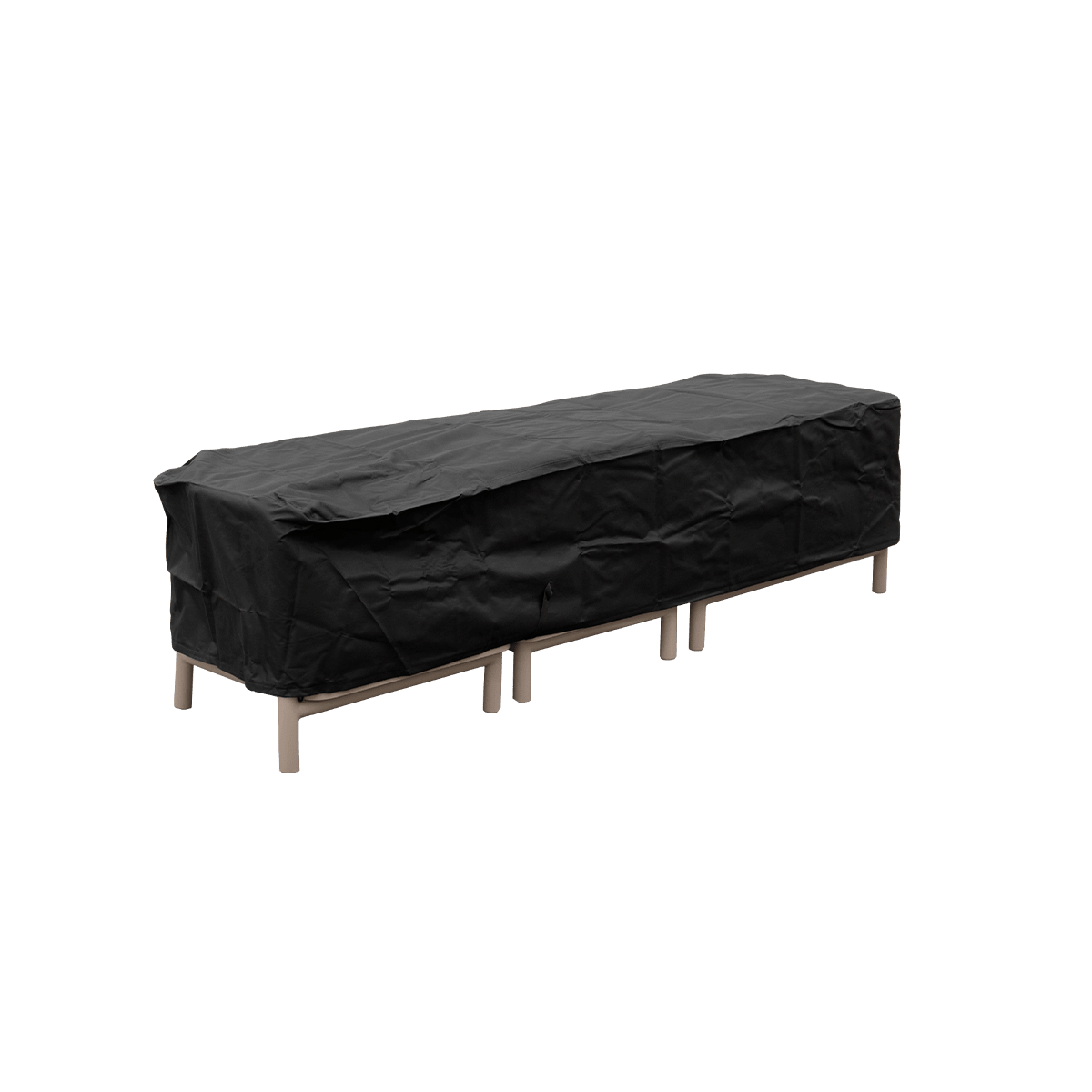 Wasserabweisende graue Kirra Winter Cover für 3 Module eines Lounge Sofas in einer Reihe | Kirra Winter Cover - 3 Modules - | SACKit