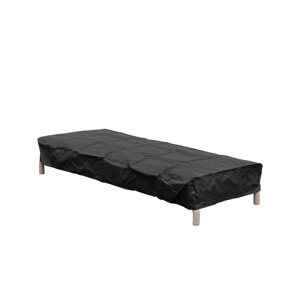 Kirra Sunbed Winter Cover aus wasserabweisendem Polyester, passend für Kirra Sunbed, in neutralem Weiß. | Kirra Sunbed Winter Cover - | SACKit