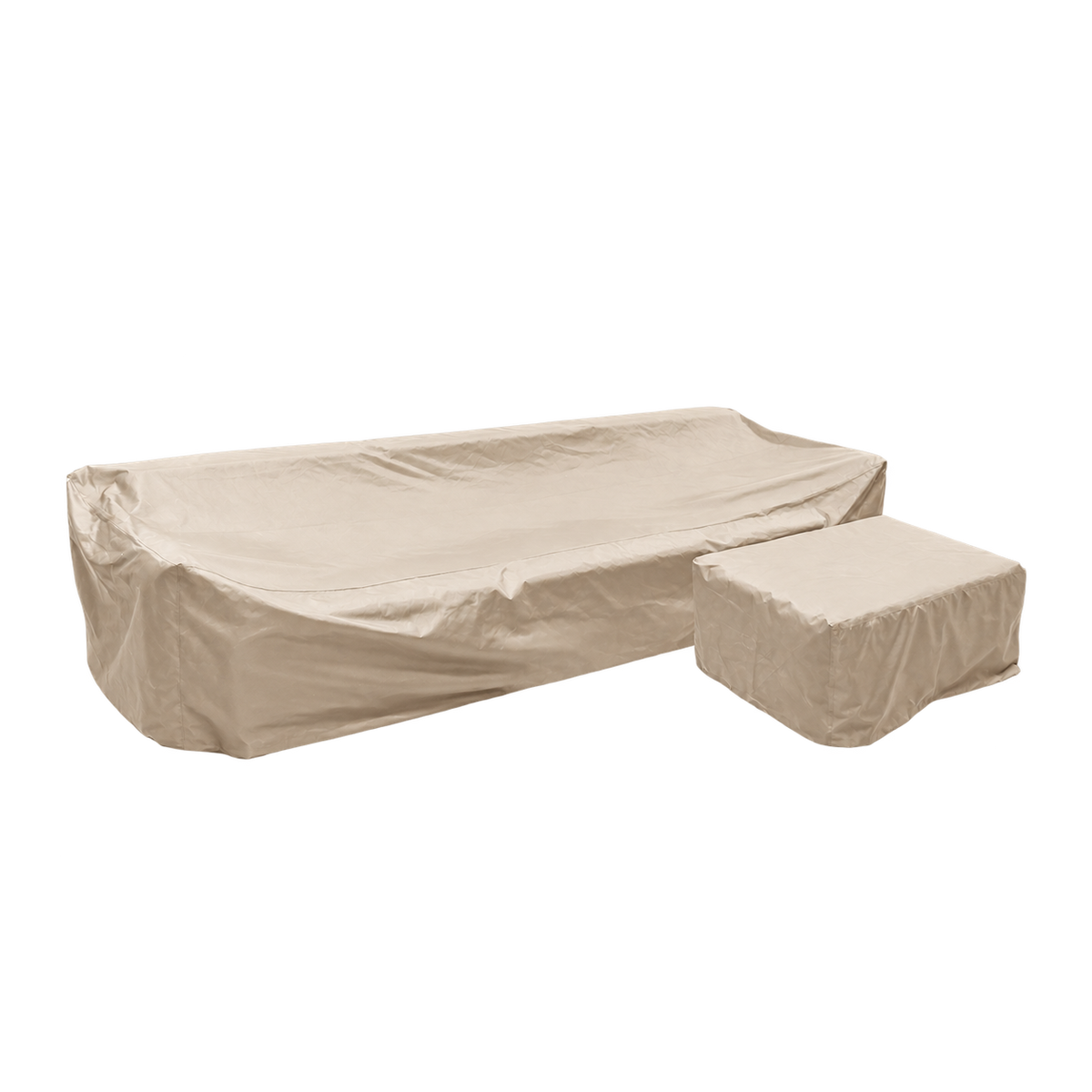 Cobana Lounge Sofa Winter Cover - 3 modules + pouf - Sand - Wasserabweisend Schutzhülle für das Cobana Lounge Sofa