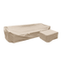 Cobana Lounge Sofa Winter Cover - 3 modules + pouf - Sand | Cobana Lounge Sofa Winter Cover - 3 modules + pouf - Sand - | SACKit