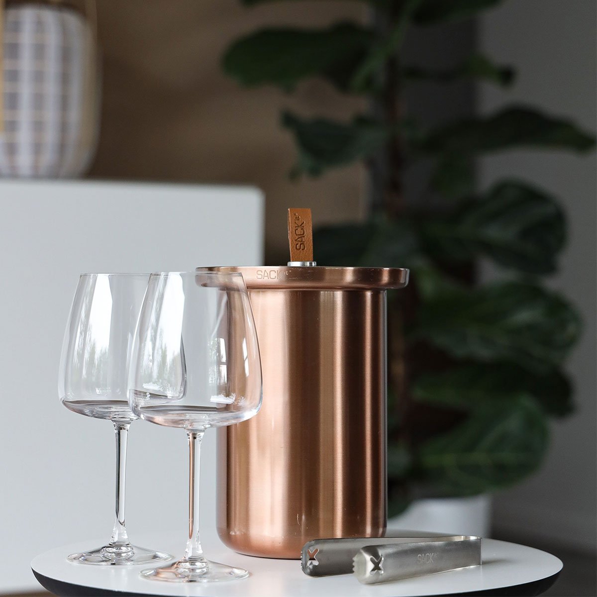  | Patio Accessory Stand Ø14 + Wine Cooler - Copper | SACKit