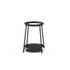 Schwarzer pulverbeschichteter Edelstahlständer Ø22 cm für Outdoor - Zubehör mit schlichtem Design | Patio Accessory Stand Ø22 + Light 250 - | SACKit