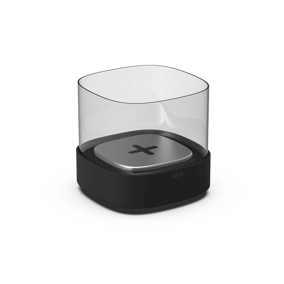 SACKit Bio Lamp Ø14 aus schwarzem Edelstahl mit hitzebeständigem Glas, für drinnen und draußen geeignet. | Bio Lamp - Ø14 - | SACKit