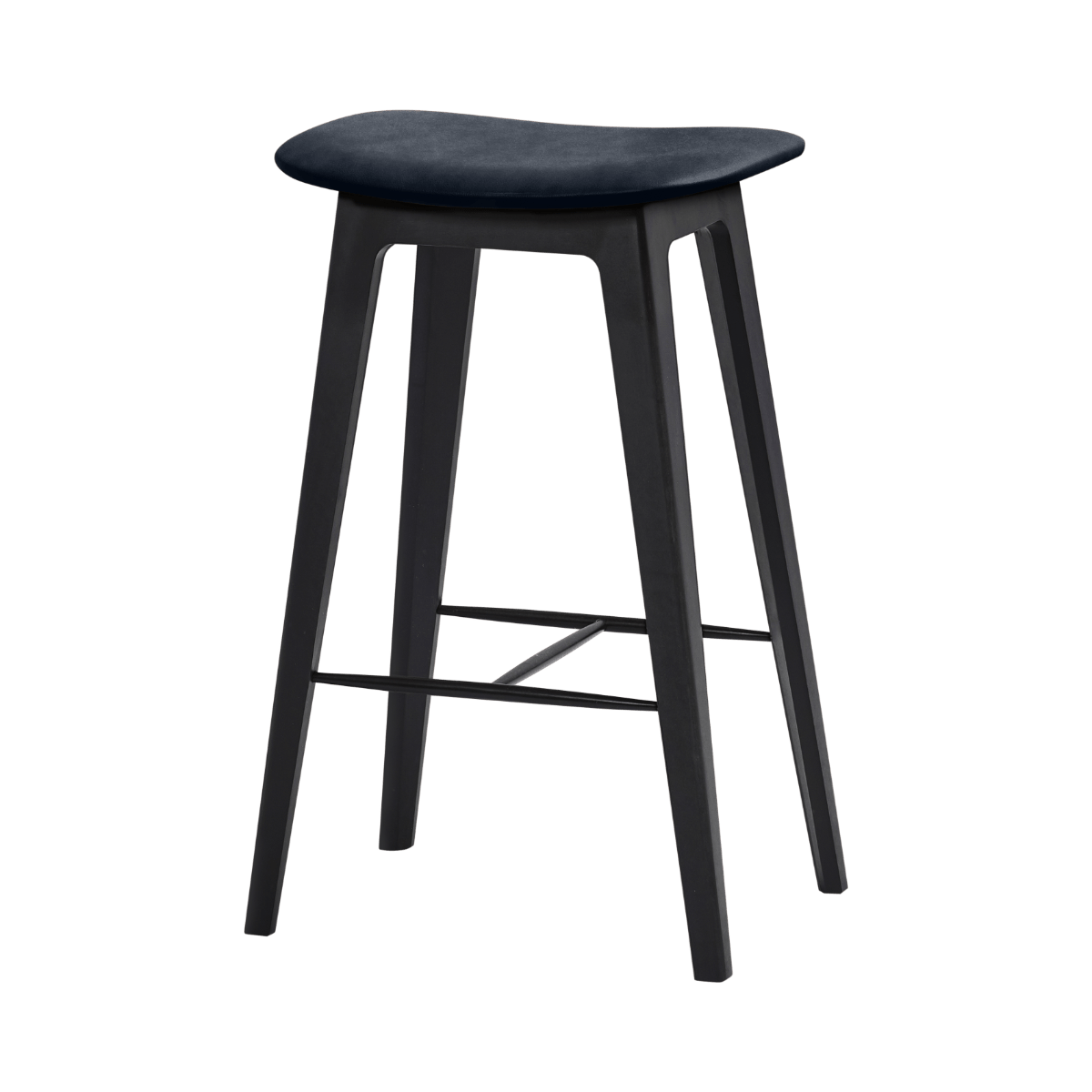  | Nordic Bar Stool - Beech - 73 cm Luna Carbon | SACKit