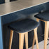  | Nordic Bar Stool - Oak - 73 cm Luna Carbon | SACKit